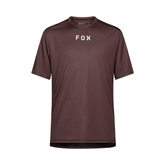 Jersey Fox Mens Ranger Wordmark SS - Cocoa - Genetik Sport