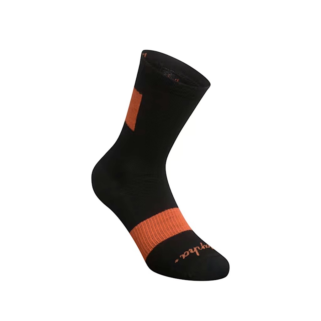 Socks Rapha Trail - Black/Orange - Genetik Sport
