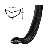Rim Stan's No Tubes Flow MK4 26'' 32H - Black - Genetik Sport