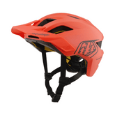 Helmet Troy Lee Designs Youth Flowline MIPS Point - Coral - Genetik Sport