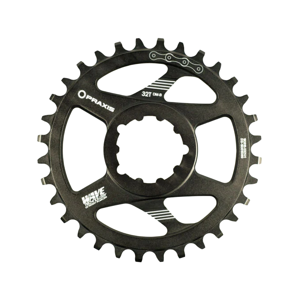 Chainring Praxis Wave DM-B 0mm Offset 32T - Genetik Sport