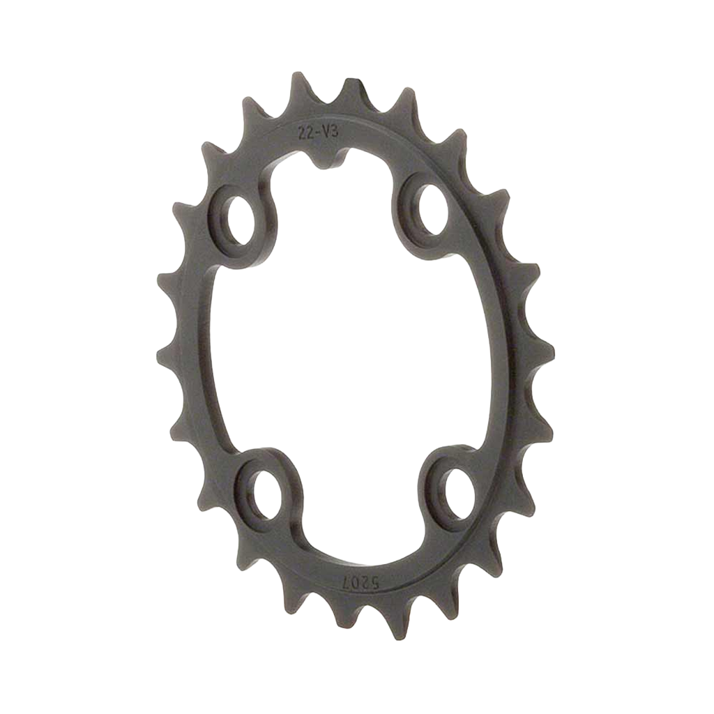 Chainring Truvativ 22T 4-Bolt BCD 64mm - Black - Genetik Sport