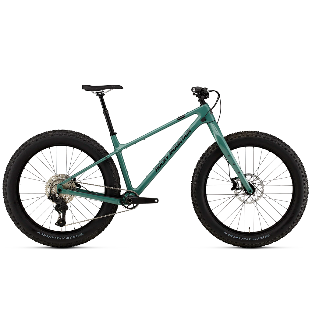 Fatbike Rocky Mountain Blizzard Carbon - Green/Carbon