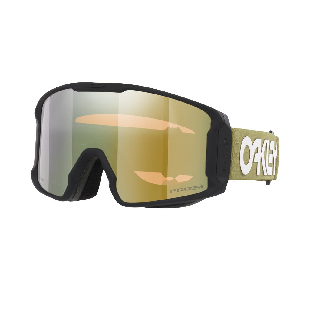 Goggles Oakley Line Miner M Black - Prizm Snow Sage Gold Iridium - Genetik Sport