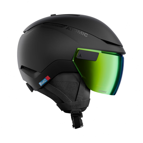 Helmet Atomic Revent GT Amid Visor HD - Black - Genetik Sport