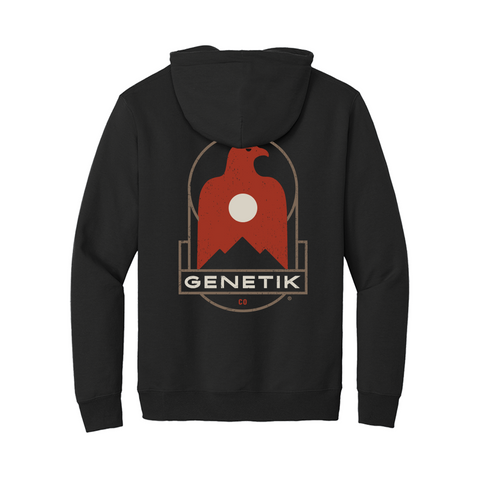 Hoodie Genetik Eagle - Black
