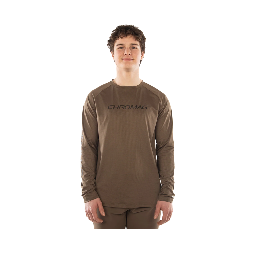 Jersey Chromag Mens Dominion LS - Falcon - Genetik Sport