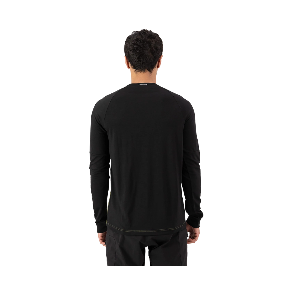 Jersey Mons Royale Mens Tarn Bike Wind Lock Up LS - Fern/Black - Genetik Sport
