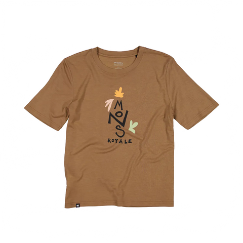 Jersey Mons Royale Womens Relaxed Tee Petal SS - Toffee - Genetik Sport