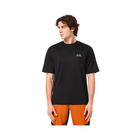 Jersey Oakley Mens Free Ride SS - Black/White - Genetik Sport
