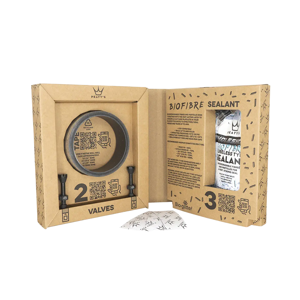 MTB Tubeless Conversion Kit Peatys 25mm XC - Genetik Sport