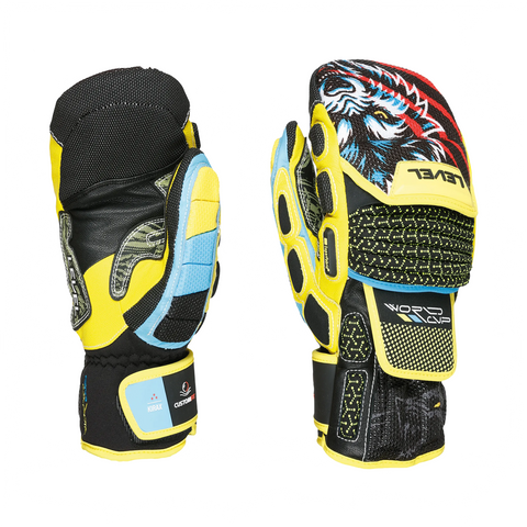 Mitts Level Worldcup CF - Yellow/Blue - Genetik Sport