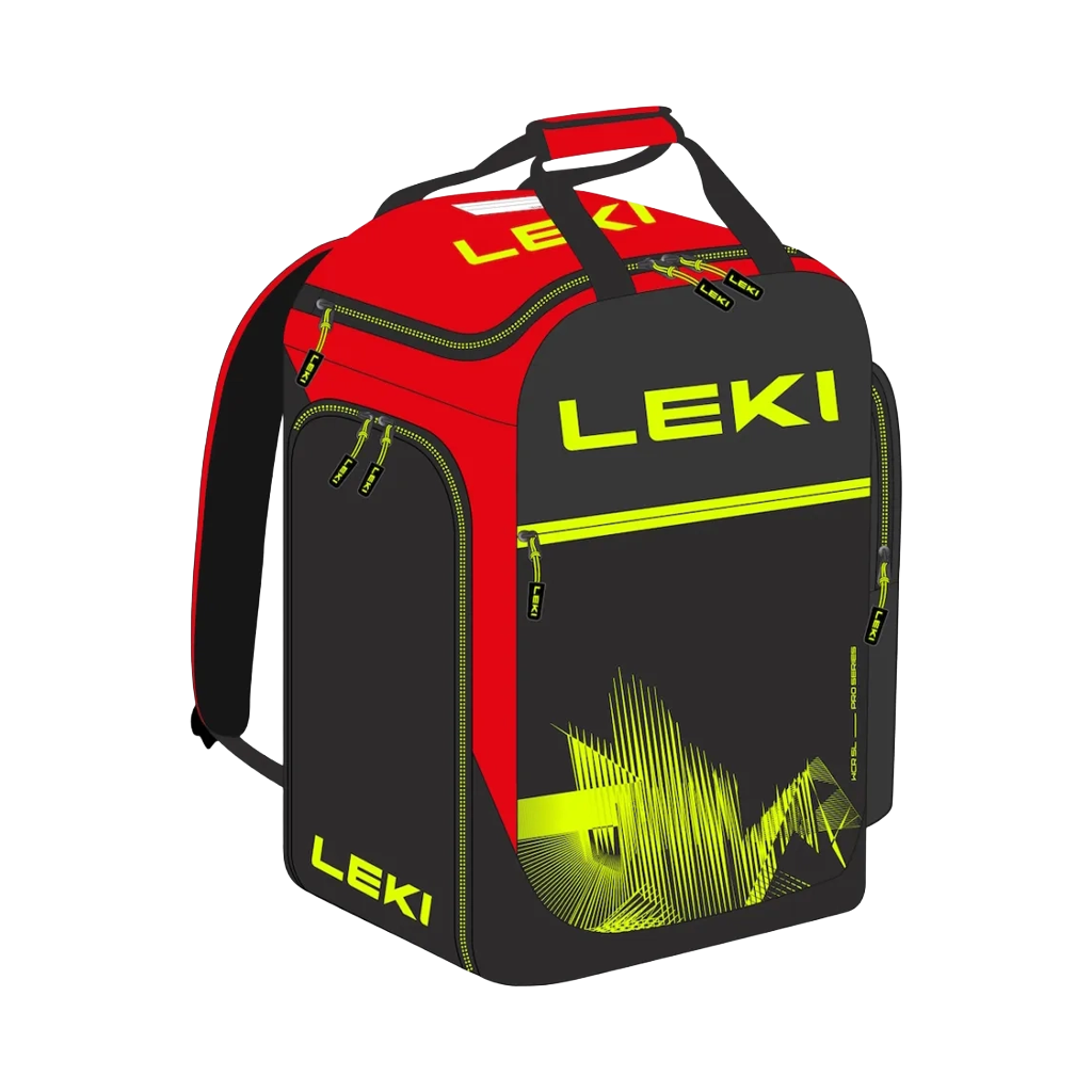 Ski Boot Bag Leki WCR 60L - Bright Red - Genetik Sport