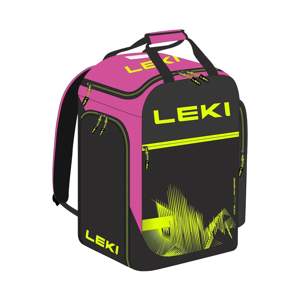 Ski Boot Bag Leki WCR 60L - Neon Pink - Genetik Sport