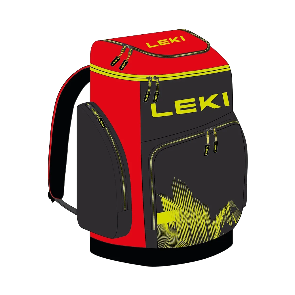 Ski Boot Bag Leki WCR 85L - Bright Red - Genetik Sport