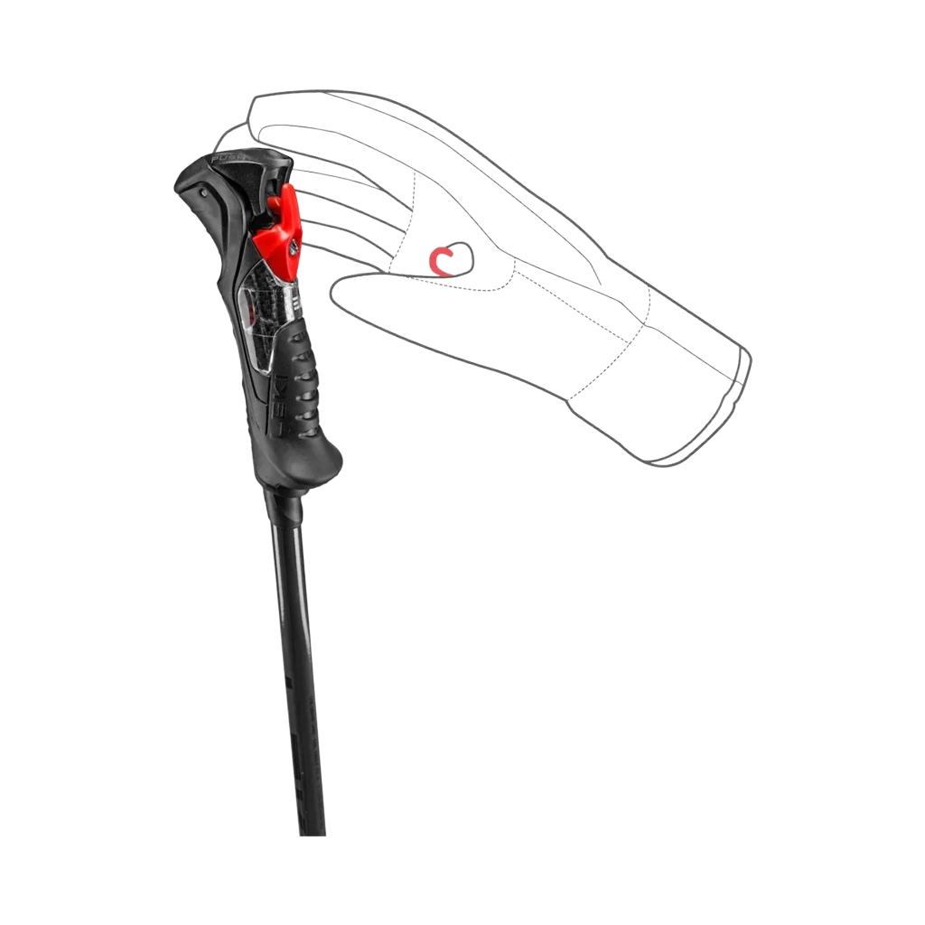 Ski Poles Leki Airfoil 14 TR - Black/Anthracite - Genetik Sport