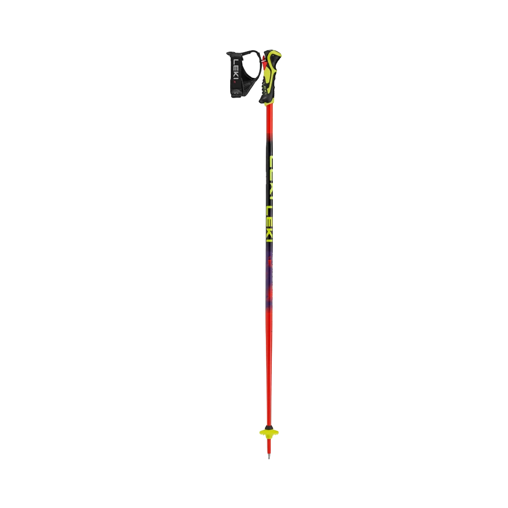 Ski Poles Leki WCR Evo Lite SL TR - Bright Red/Violet - Genetik Sport