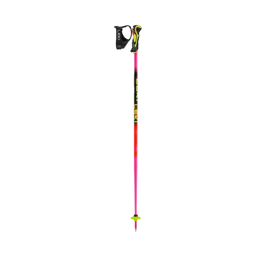 Ski Poles Leki WCR Evo Lite SL TR - Neon Pink/Neon Orange - Genetik Sport