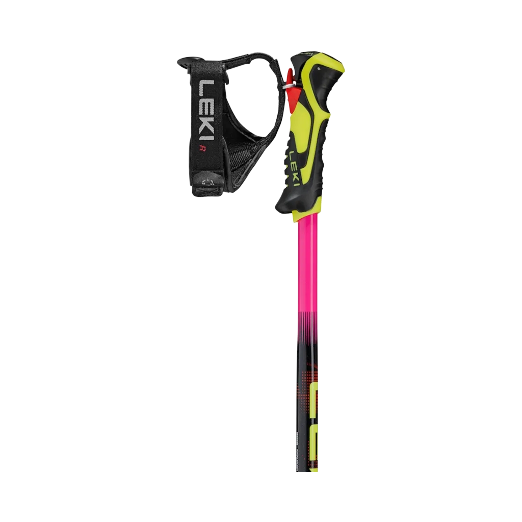 Ski Poles Leki WCR Evo Lite SL TR - Neon Pink/Neon Orange - Genetik Sport