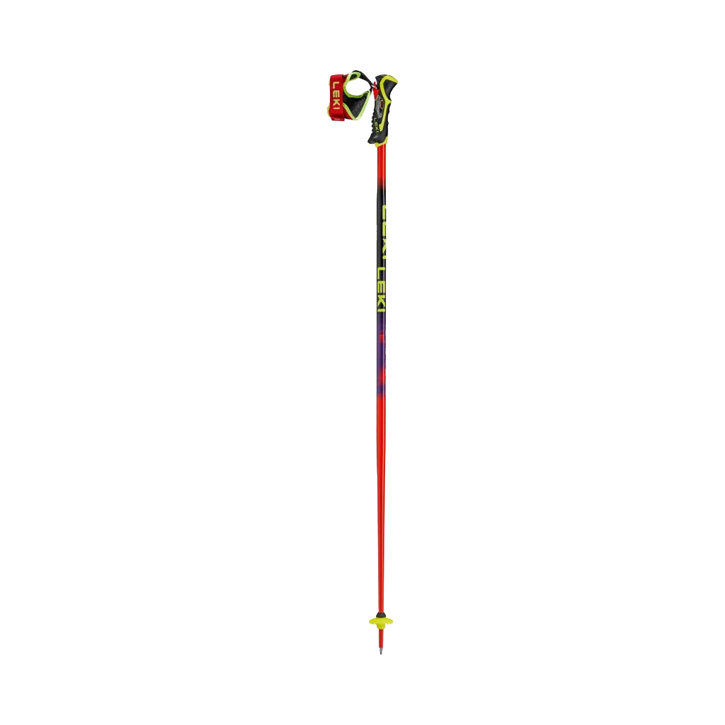 Ski Poles Leki WCR Pro SL TR - Bright Red/Violet - Genetik Sport
