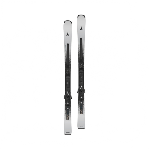 Skis Atomic Redster Q7.8 RVSK C + MI 12 GW Bindings - Bright Silver/Black - Genetik Sport