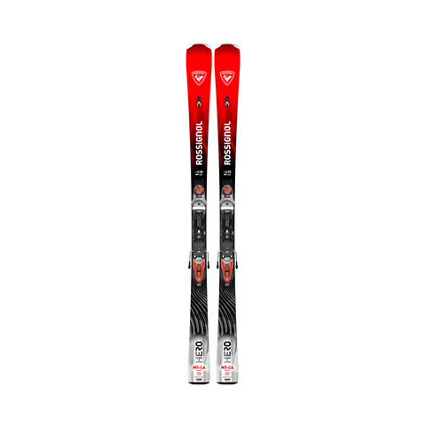Skis Rossignol Hero MT CA + NX 12 Konect GW B80 Silver Red - Genetik Sport