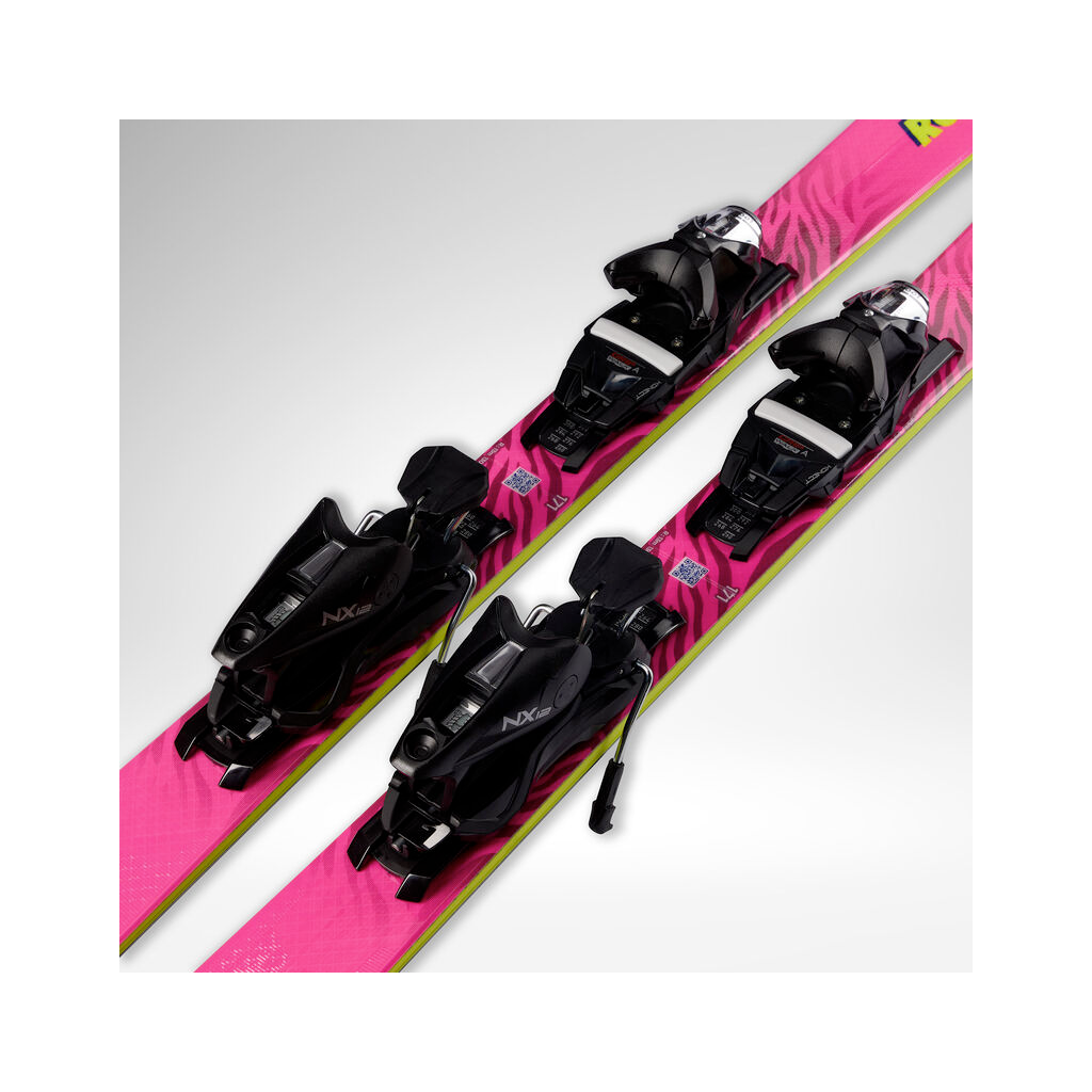 Skis Rossignol Super Forza Pink K - NX12 Konect Black Chrome