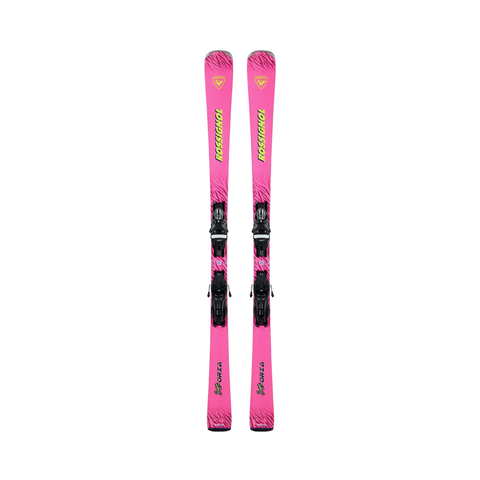 Skis Rossignol Super Forza Pink K - NX12 Konect Black Chrome