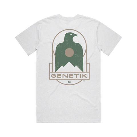 T-Shirt Genetik Eagle - Heather White