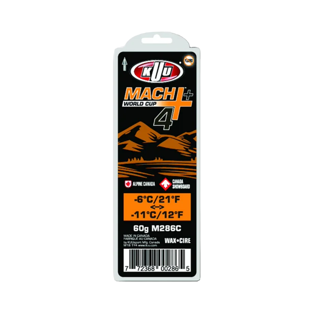 Wax Kuu Mach 4+ WC Uni Orange 60g - Genetik Sport