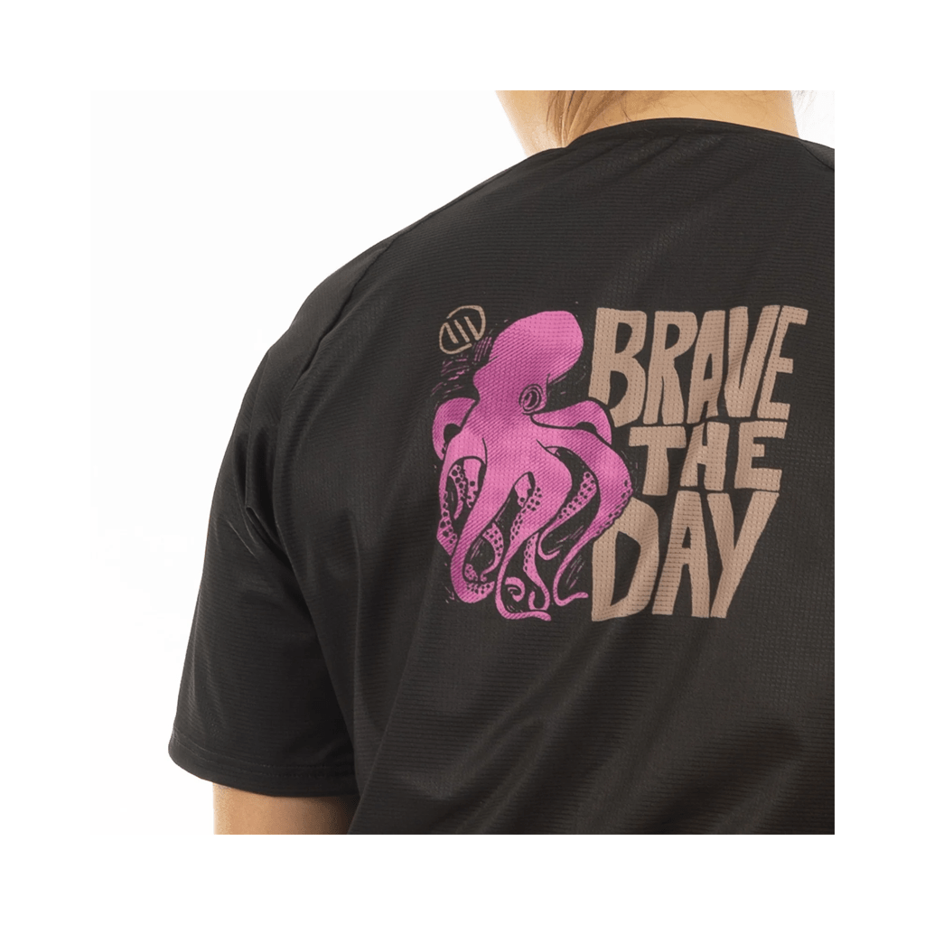 Jersey Brava Womens MTB Mesh SS - Black Octopus - Genetik Sport