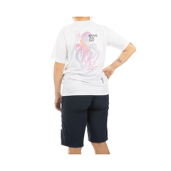 Jersey Brava Womens MTB Mesh SS - White Octopus - Genetik Sport