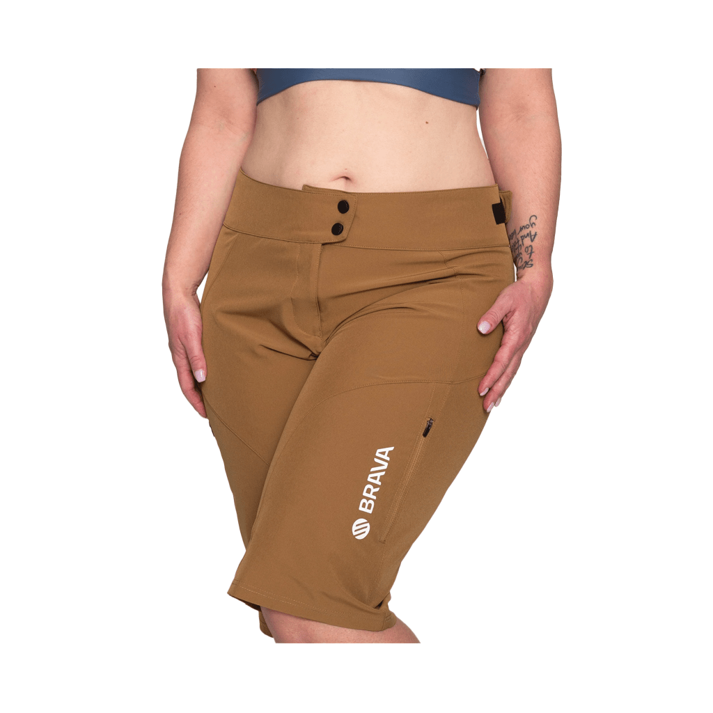 Shorts Brava Womens MTB - Trench - Genetik Sport