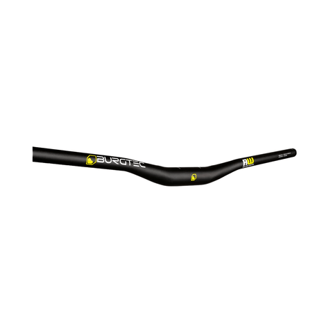 Handlebar Burgtec Ride Wide Alloy Enduro 22.5mm Rise 35mm Clamp 800mm Width - Black - Genetik Sport