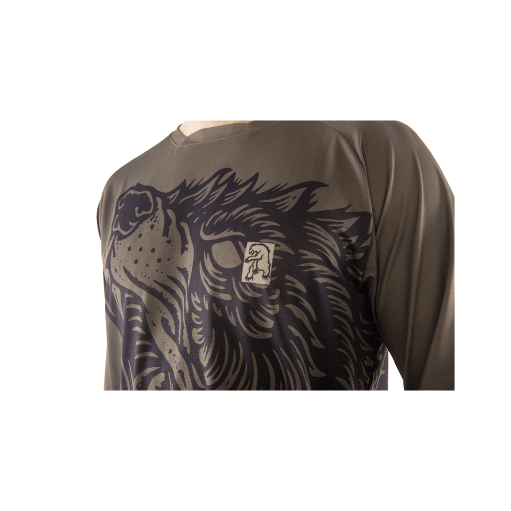 Jersey Chromag Mens Dominion LS - Creature Brown - Genetik Sport