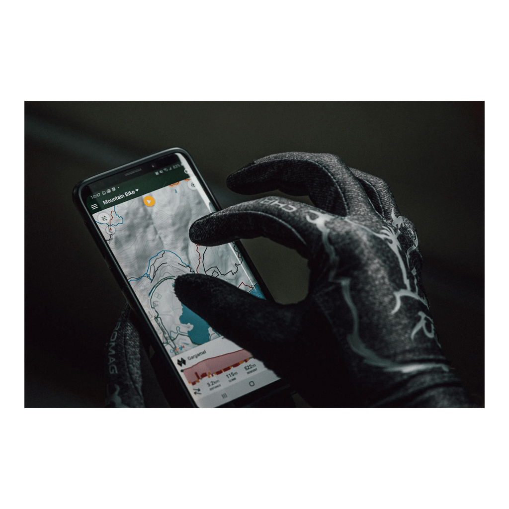 MTB Gloves Chromag Mens Habit - Black - Genetik Sport
