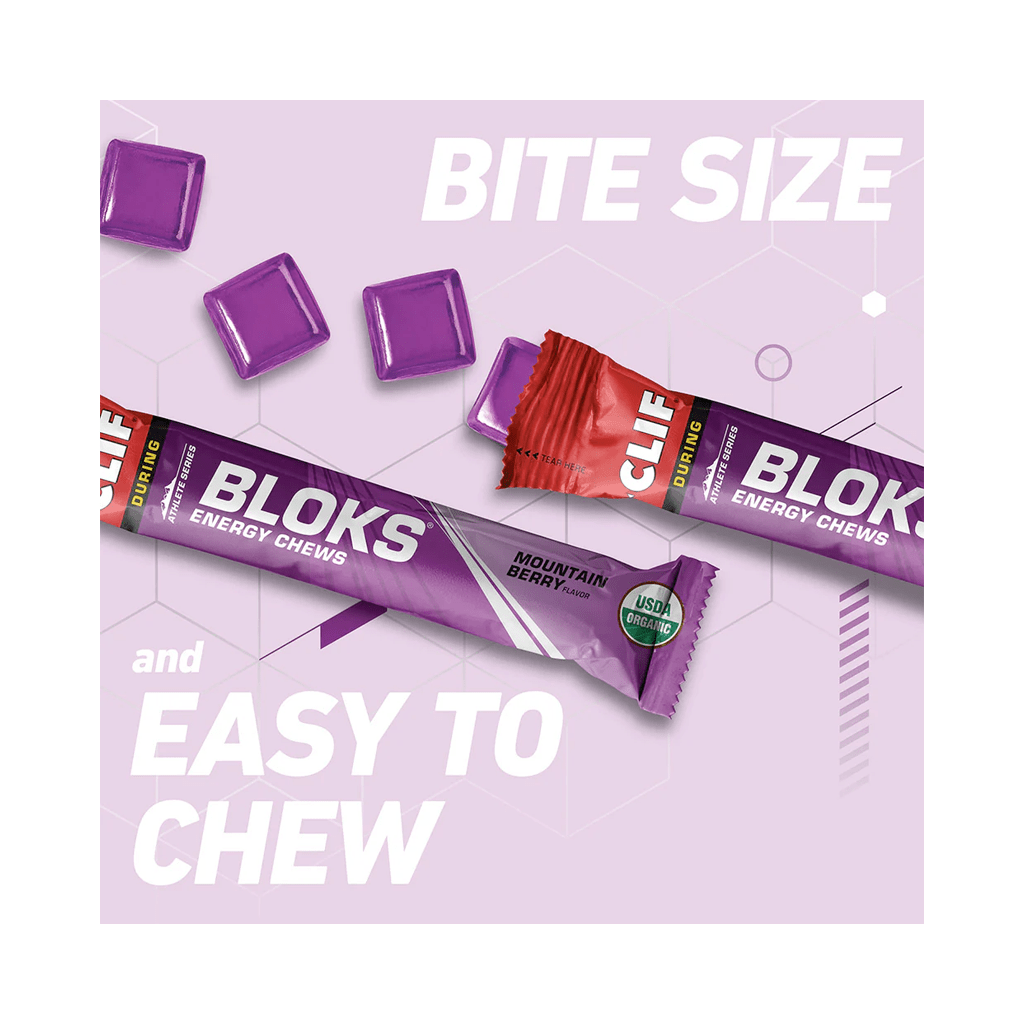 Bloks Energy Chews Clif Mountain Berry - Genetik Sport