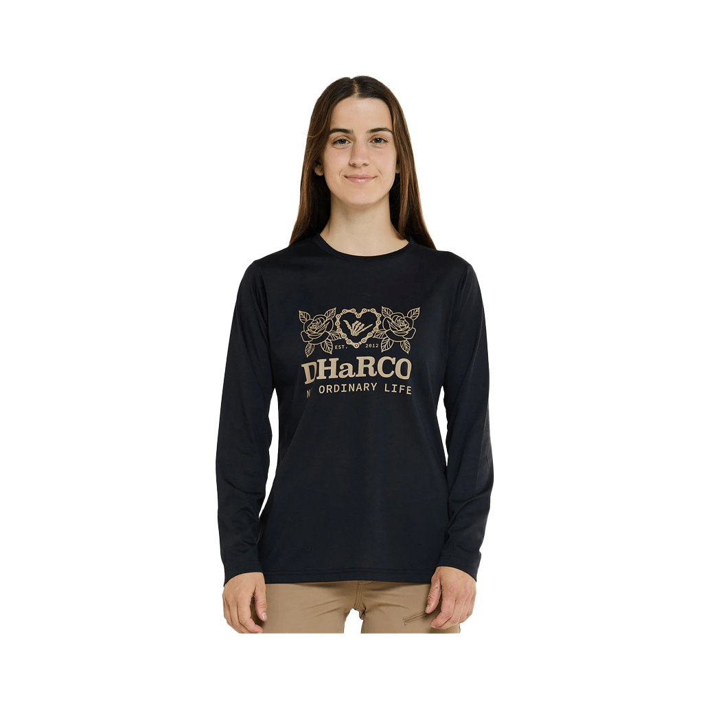 Jersey DHaRCO Womens Tech LS - Black - Genetik Sport