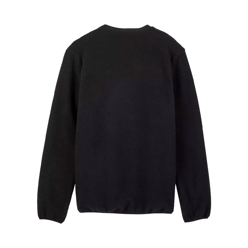 Crewneck Fox Sherpa Fleece Survivalist - Black - Genetik Sport