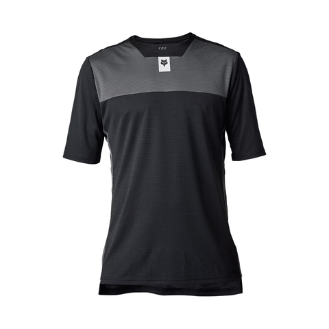 Jersey Fox Mens Defend SS - Black / Grey - Genetik Sport