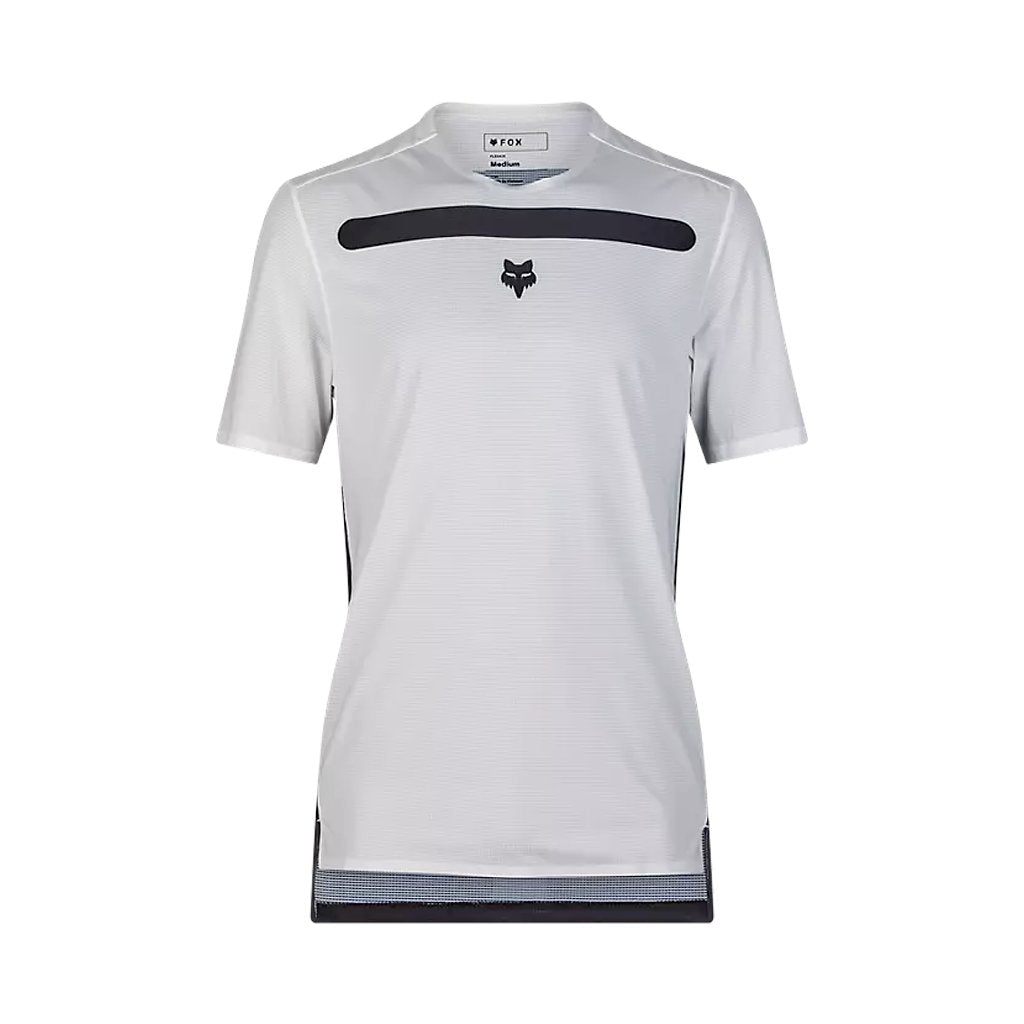 Jersey Fox Mens Flexair Aviation Race SS - White - Genetik Sport