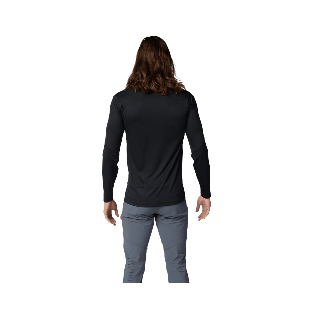 Jersey Fox Mens Flexair Pro LS - Black - Genetik Sport