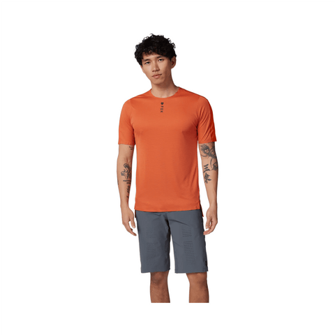 Jersey Fox Mens Flexair Pro SS - Atomic Orange - Genetik Sport
