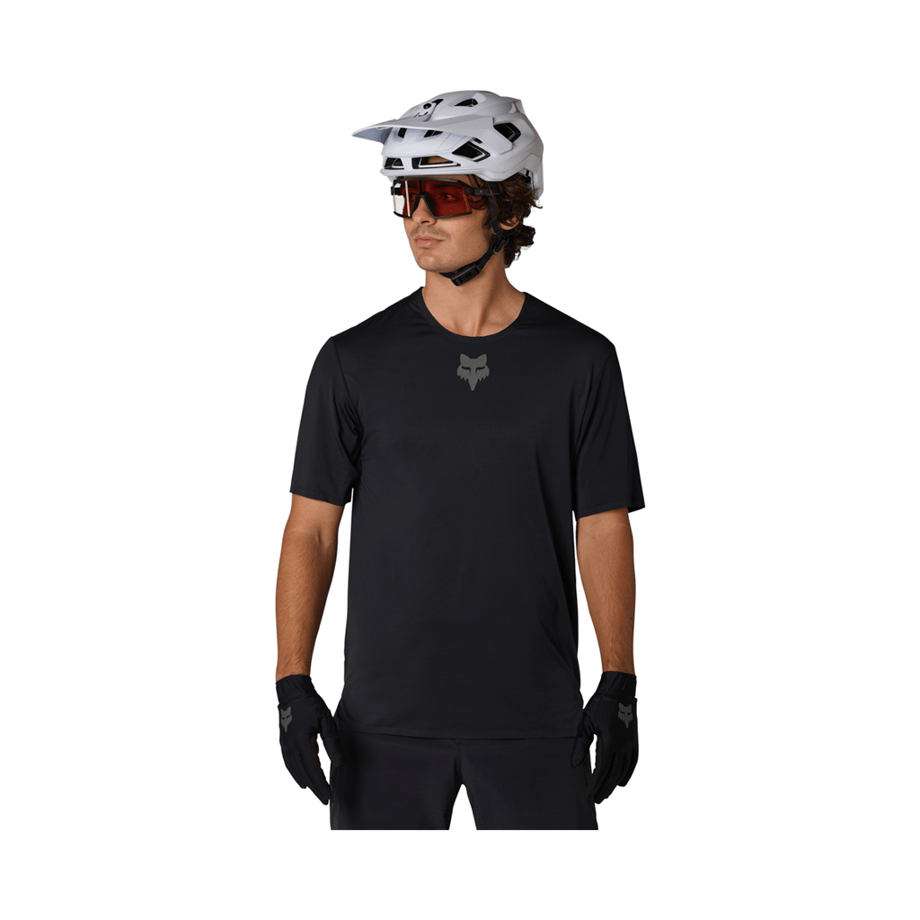 Jersey Fox Mens Flexair SS - Black - Genetik Sport