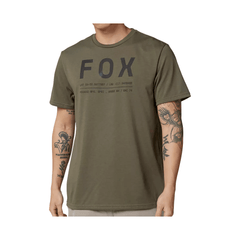 Jersey Fox Mens Non Stop Tech SS - Olive Green - Genetik Sport