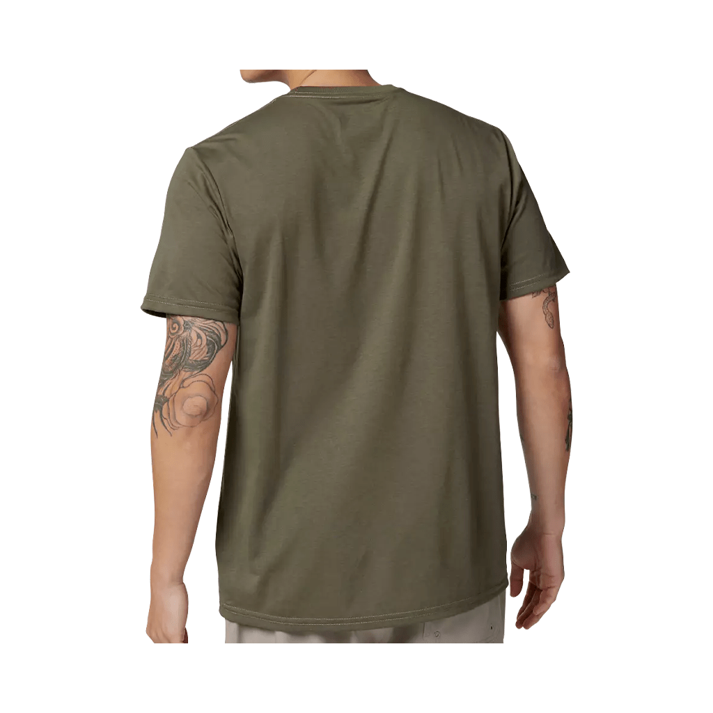 Jersey Fox Mens Non Stop Tech SS - Olive Green - Genetik Sport