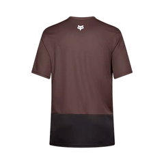 Jersey Fox Mens Ranger Wordmark SS - Cocoa - Genetik Sport