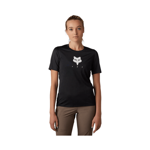 Jersey Fox Womens Ranger TruDri SS - Black - Genetik Sport