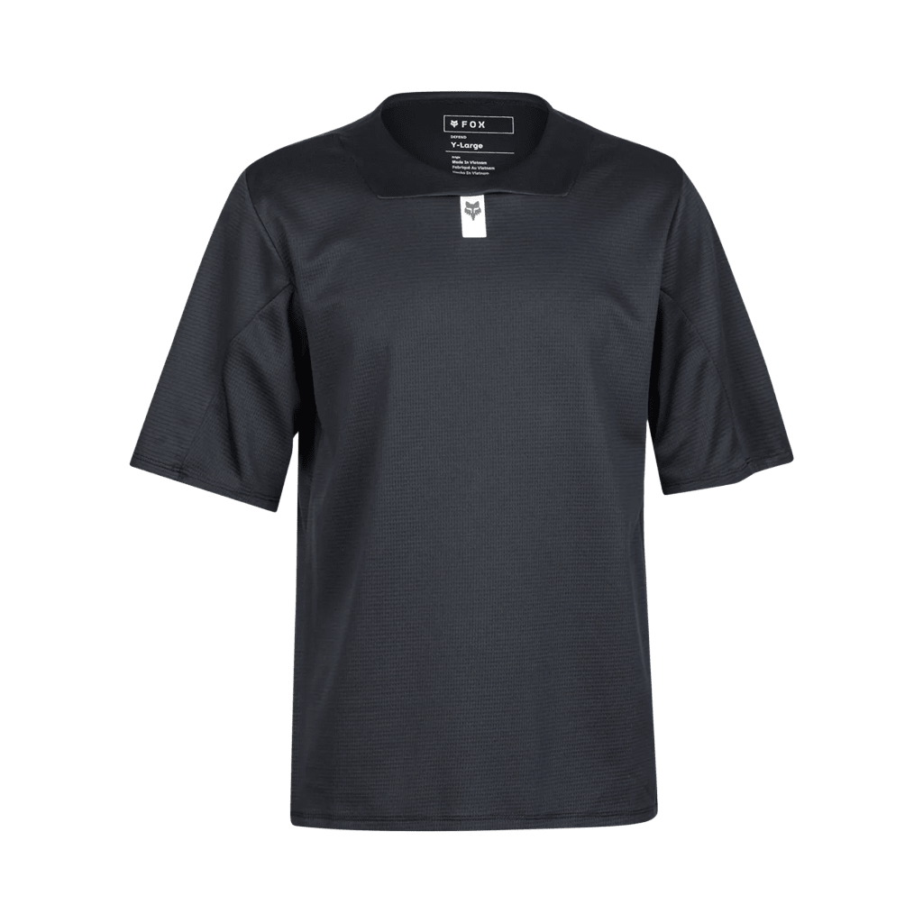 Jersey Fox Youth Defend SS - Black - Genetik Sport