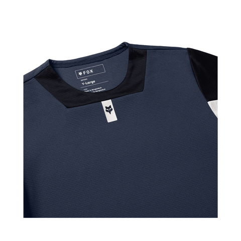 Jersey Fox Youth Defend SS - Dark Blue - Genetik Sport